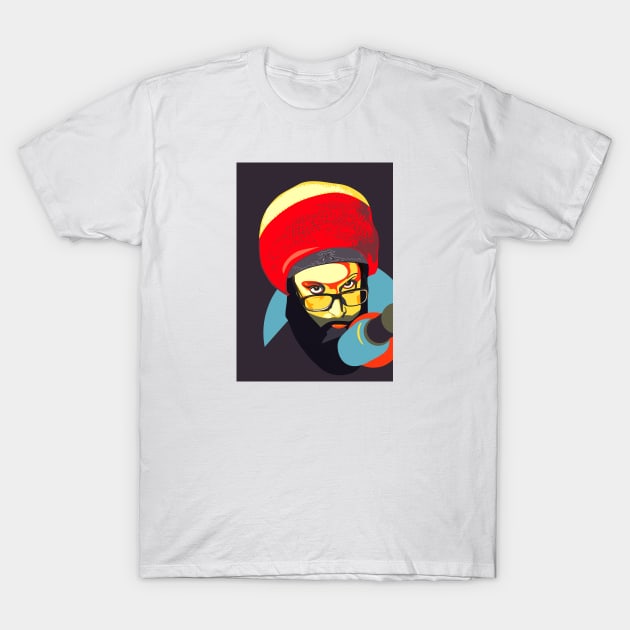 Beard Hat With Eyeglasses T-Shirt by caitlinmay92